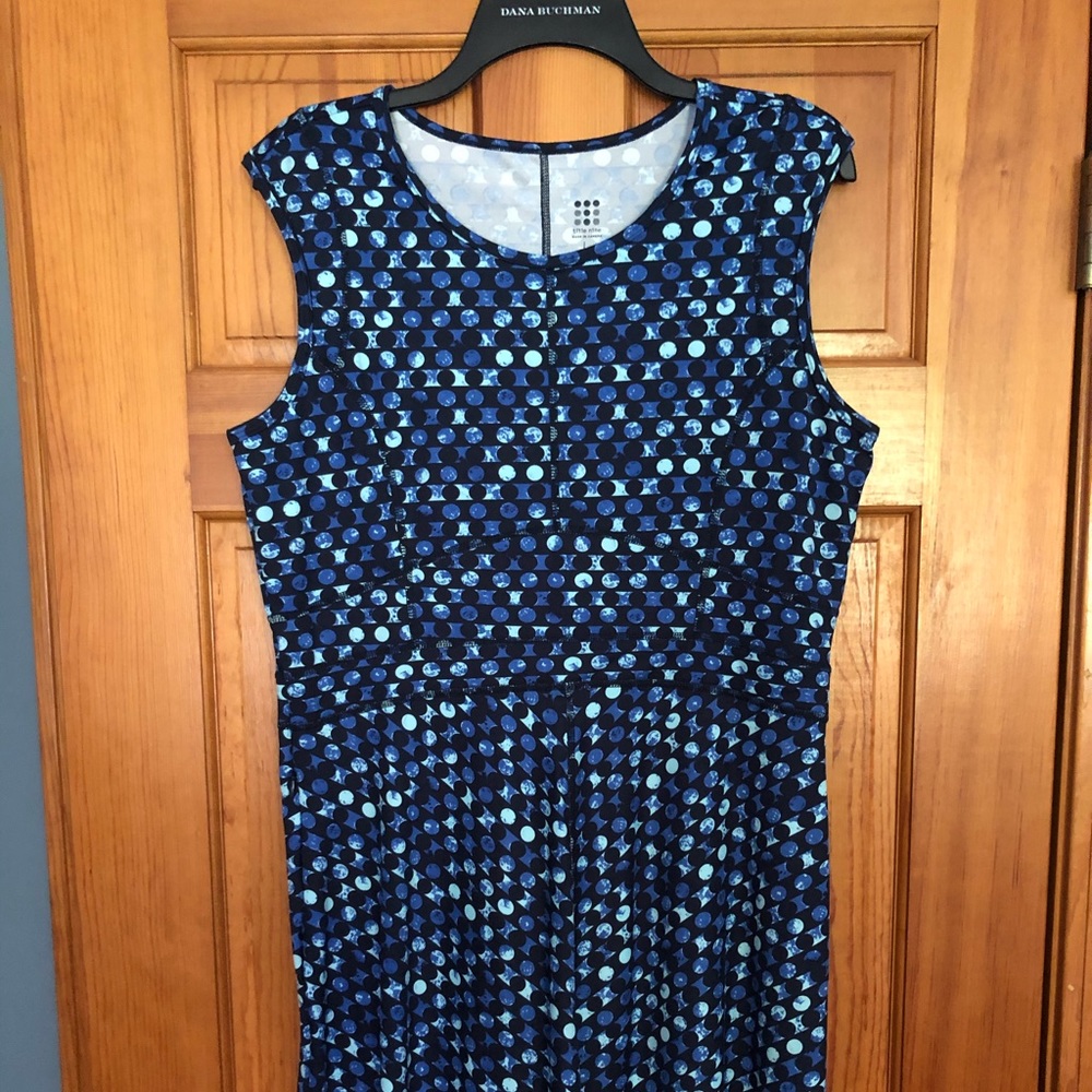 Title Nine Dream Dress, Blue Knight, Size L, NWT